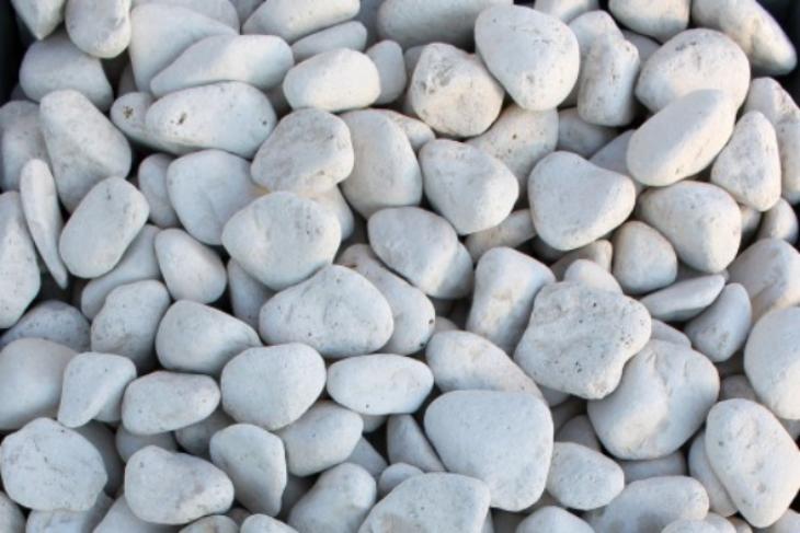 Белая галька галтовка (20-40 мм.)  купить в Королеве от производителя, без посредников