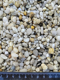 Галька крымская жемчужная фр. 5-10 мм.  купить в Королеве фото Камень Клуб