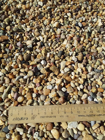 Kamenclub.ru: Галька окат (серо-желтая) фр.5-10 мм. купить  в Королеве галька речная рыжий, желтый, рыжий, серо-желтый речная окатанная галька декоративная 5000 руб/т   фото КАМЕНЬ КЛУБ