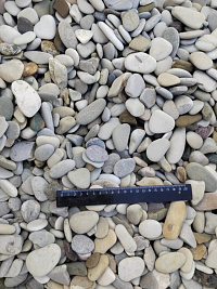 Галька черноморская фр. 20-40 мм.  купить в Королеве фото Камень Клуб