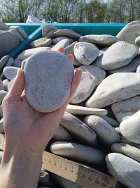 Галька черноморская фр. 100-150 мм.  купить в Королеве фото Камень Клуб