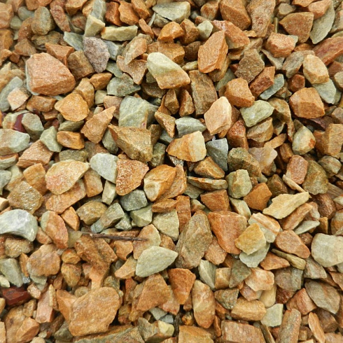 Kamenclub.ru: Щебень крошка желтый (ЗЛАТОЛИТ) фр. 5-10 мм.  купить в Королеве мрамор золотистый, бежевый, желтый каменная ландшафтная декоративная крошка здатолита 8500 руб/т   фото КАМЕНЬ КЛУБ