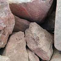 Яшма красная  (фр. 70-100 мм) фото Камень Клуб  купить в Королеве