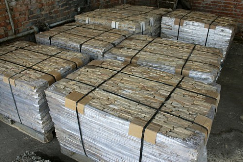 Kamenclub.ru: Песчаник (лапша) art PSG-3-01  купить в Королеве    2300 руб/кв.м   фото КАМЕНЬ КЛУБ