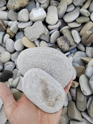 Галька черноморская фр. 50-100 мм.  купить в Королеве фото Камень Клуб