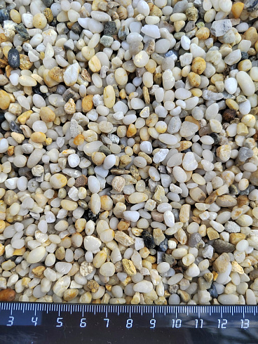 фото Галька крымская жемчужная фр. 3-5 мм. купить в Королеве  в интернет-портале КАМЕНЬ КЛУБ
