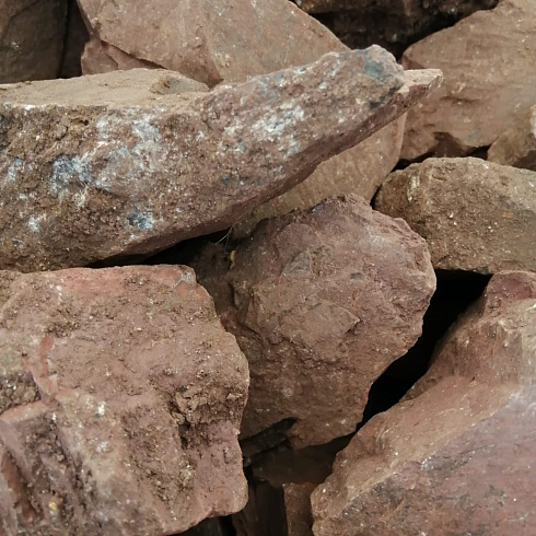 фото Яшма красная  (фр. 70-100 мм)  купить в Королеве в интернет-портале КАМЕНЬ КЛУБ