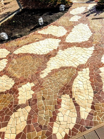 Kamenclub.ru: Песчаник брусчатка (Готика) art PSG-L-01  купить в Королеве    2300 руб/кв.м   фото КАМЕНЬ КЛУБ