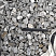 Kamenclub.ru: Щебень галтованный черный (мрамор) фр.40-70 мм.  купить в Королеве мрамор черный с белыми прожилками, черный, белый щебень галтованный округлый 13500 руб/т   фото КАМЕНЬ КЛУБ