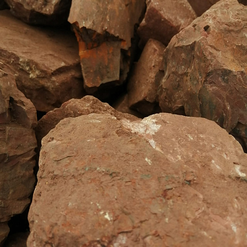 фото Яшма красная  (фр. 70-100 мм)  купить в Королеве в интернет-портале КАМЕНЬ КЛУБ