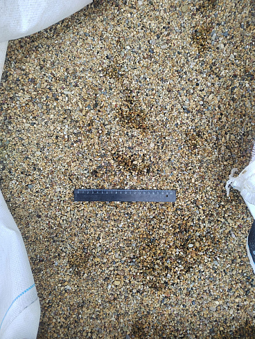 Галька речная окат (рыжая) фр.3-5 мм купить в Королеве 