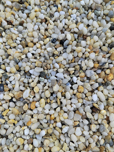 фото Галька крымская жемчужная фр. 3-5 мм. купить в Королеве  в интернет-портале КАМЕНЬ КЛУБ