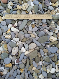 Галька крымская прибрежная фр. 20-40 мм.  купить в Королеве фото Камень Клуб