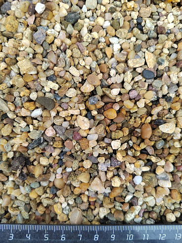 Галька речная окат (рыжая) фр.3-5 мм купить в Королеве 