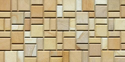 Kamenclub.ru: Песчаник (Римская кладка) art PSG-L-02  купить в Королеве    3750 руб/кв.м   фото КАМЕНЬ КЛУБ