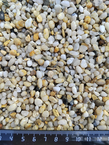 фото Галька крымская жемчужная фр. 3-5 мм. купить в Королеве  в интернет-портале КАМЕНЬ КЛУБ