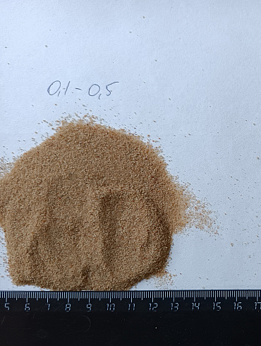 Кварцевый песок для площадок фр. 0,1-0,5 мм.  купить в Королеве фото Камень Клуб