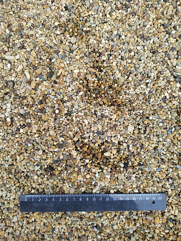 Галька речная окат (рыжая) фр.3-5 мм купить в Королеве 