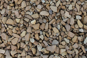 Kamenclub.ru: Щебень крошка желтый (песчаник) фр. 10-20 мм.  купить в Королеве песчаник бежевый, серый, рыжий декоративный ландшафтный щебень колотый 9500 руб/т   фото КАМЕНЬ КЛУБ