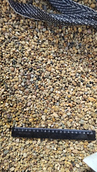 Kamenclub.ru: Галька окат (серо-желтая) фр.5-10 мм. купить  в Королеве галька речная рыжий, желтый, рыжий, серо-желтый речная окатанная галька декоративная 5000 руб/т   фото КАМЕНЬ КЛУБ