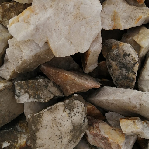 фото Кварц ( фр. 70-100 мм)  купить в Королеве в интернет-портале КАМЕНЬ КЛУБ