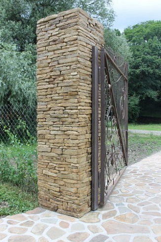 Kamenclub.ru: Песчаник (хворост) art PSG-5-06  купить в Королеве    1 900 руб/кв.м   фото КАМЕНЬ КЛУБ