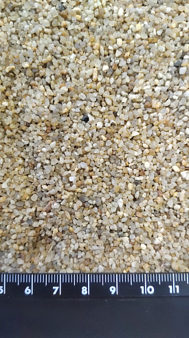 Кварцевый песок для площадок фр. 0,8 - 2 мм.  купить в Королеве фото Камень Клуб