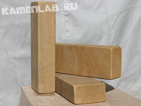 Kamenclub.ru: Бордюр садовый (песчаник) art PSG-B-01  купить в Королеве    500 руб за 1 мп   фото КАМЕНЬ КЛУБ