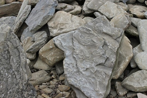 Kamenclub.ru: Песчаник декоративный ландшафтный (фр. 300-500 мм)  купить в Королеве песчаник желтый рыжий серый зеленый валун речной окатанный природный песчаника 4 500 руб/т   фото КАМЕНЬ КЛУБ